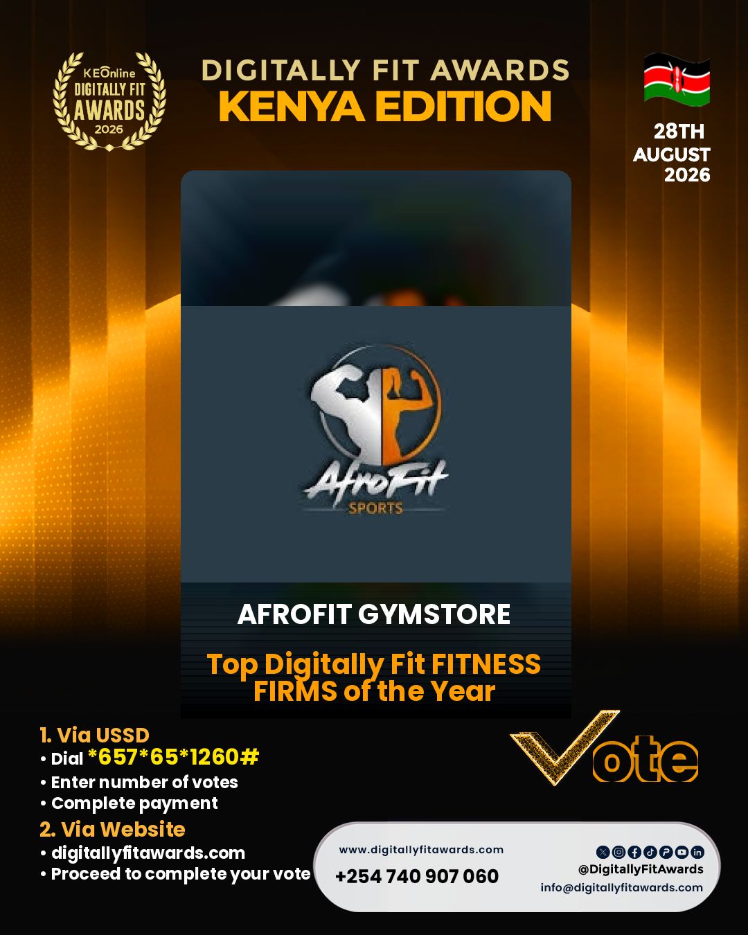 AfroFit GymStore poster