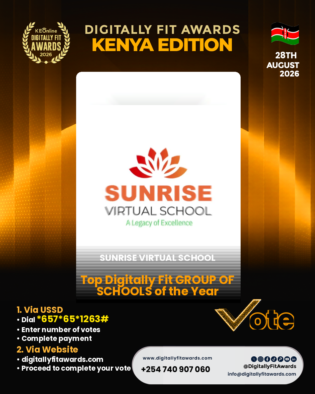 Sunrise Virtual School poster