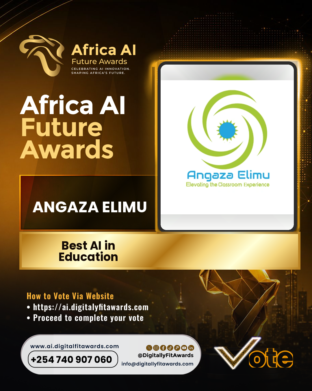 Angaza Elimu poster