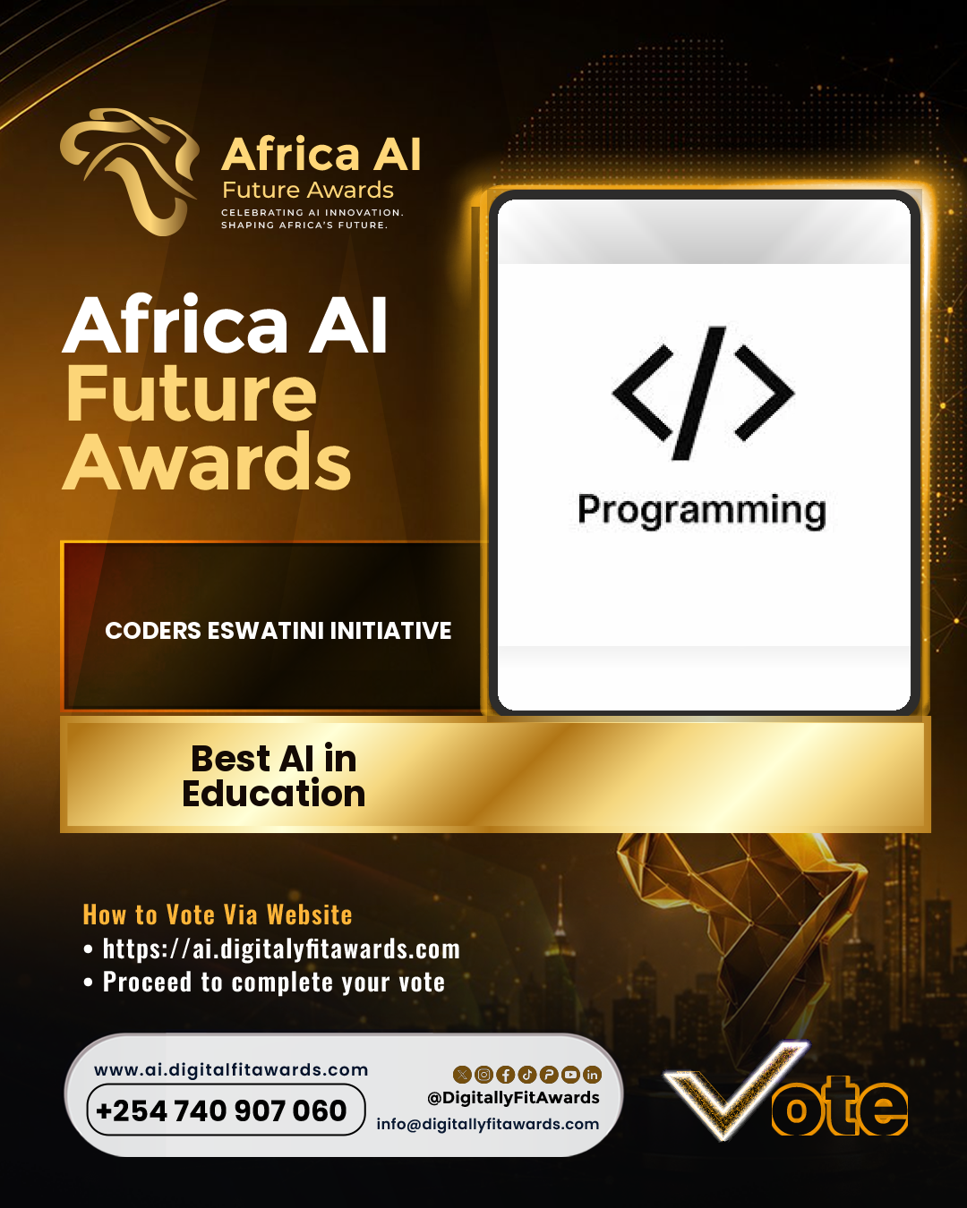Coders Eswatini Initiative poster