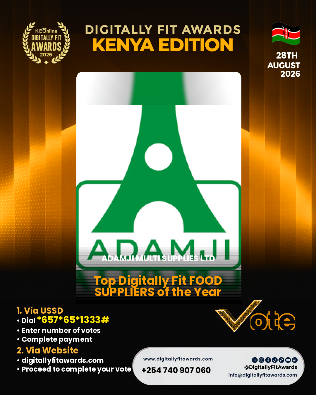 ADAMJI Multi Supplies Ltd poster