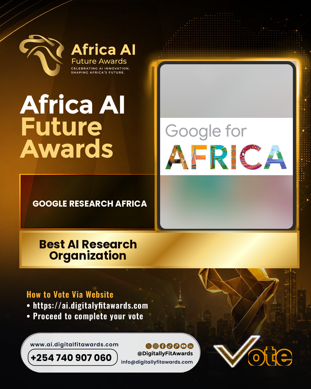 Google Research Africa poster