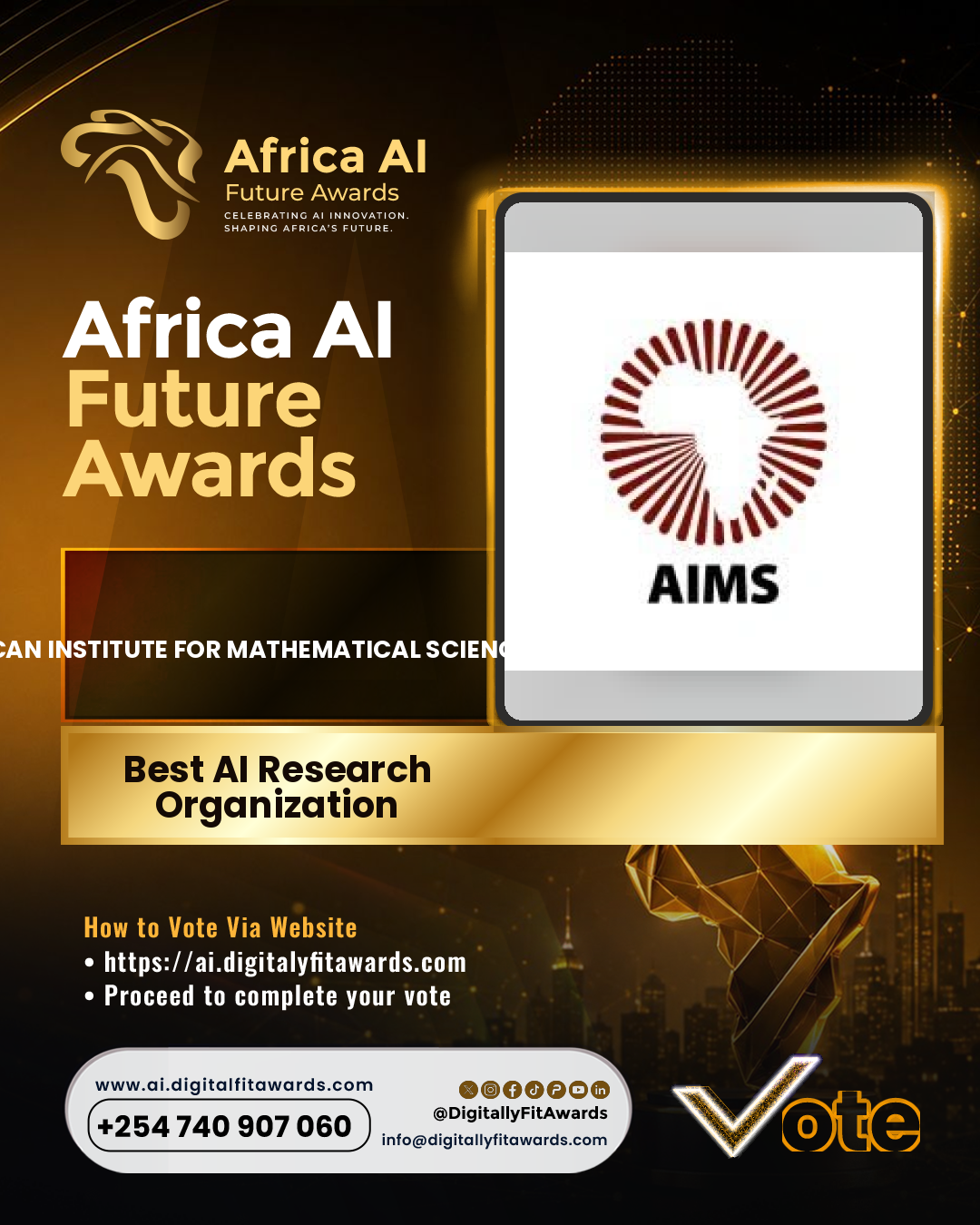 African Institute for Mathematical Sciences(AIMS) poster