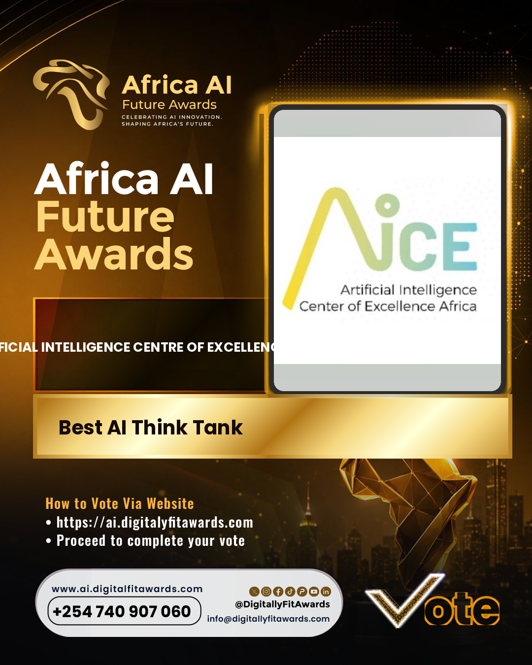 Artificial Intelligence Centre of Excellence Africa poster