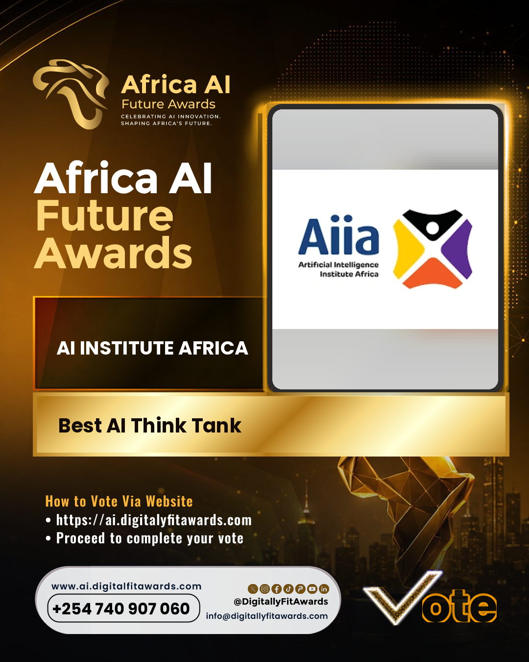 AI Institute Africa poster