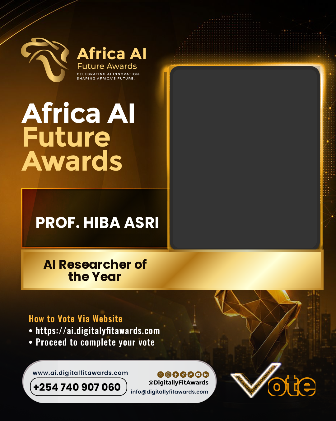 Prof. Hiba Asri poster