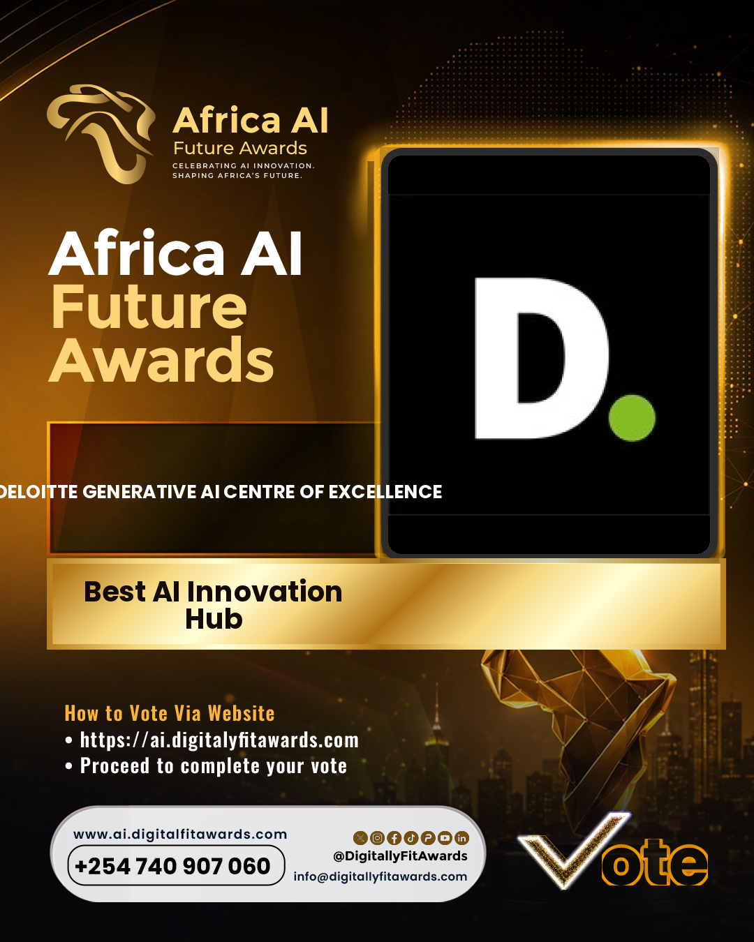 Deloitte Generative AI Centre of Excellence poster