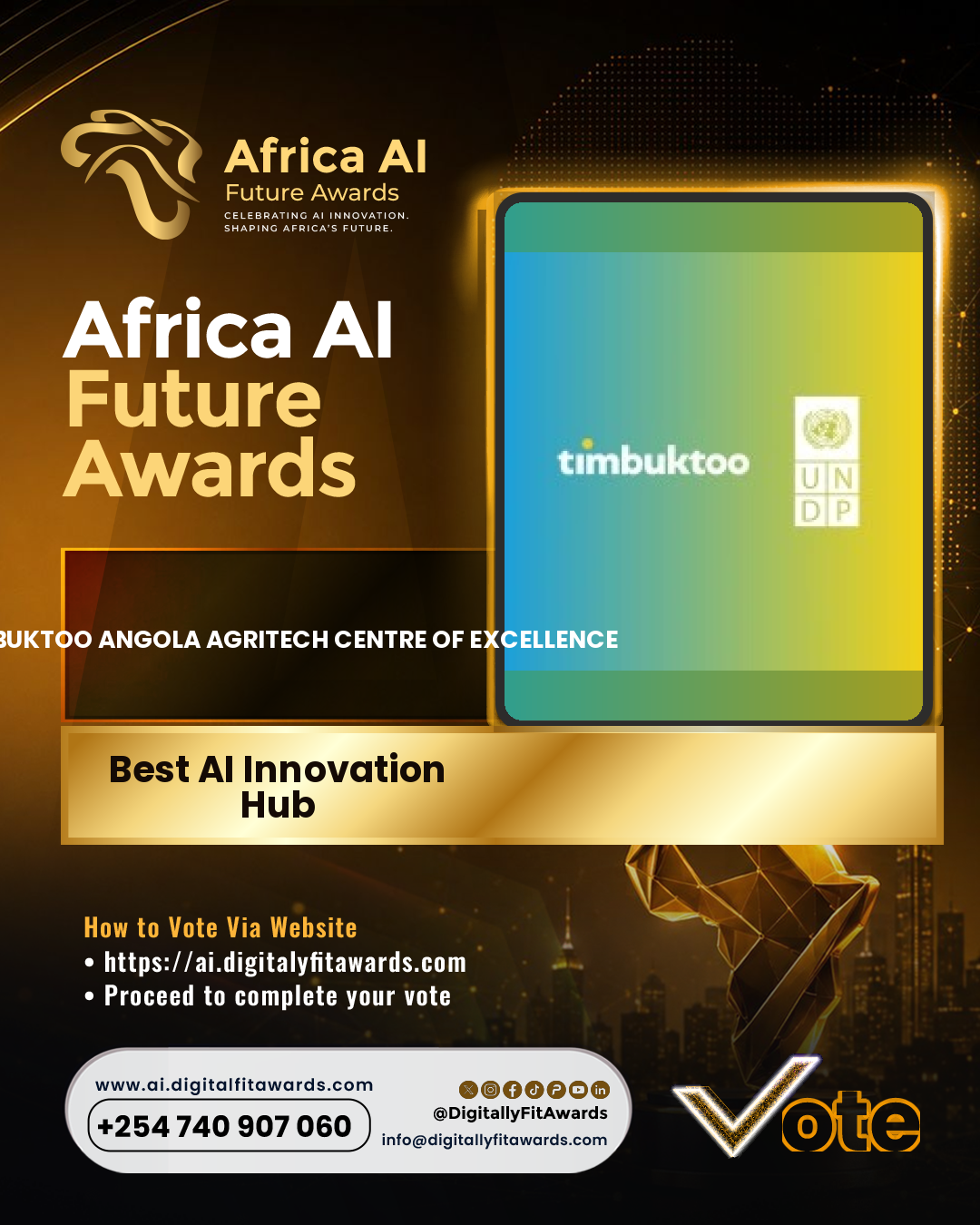 Timbuktoo Angola AgriTech Centre of Excellence poster