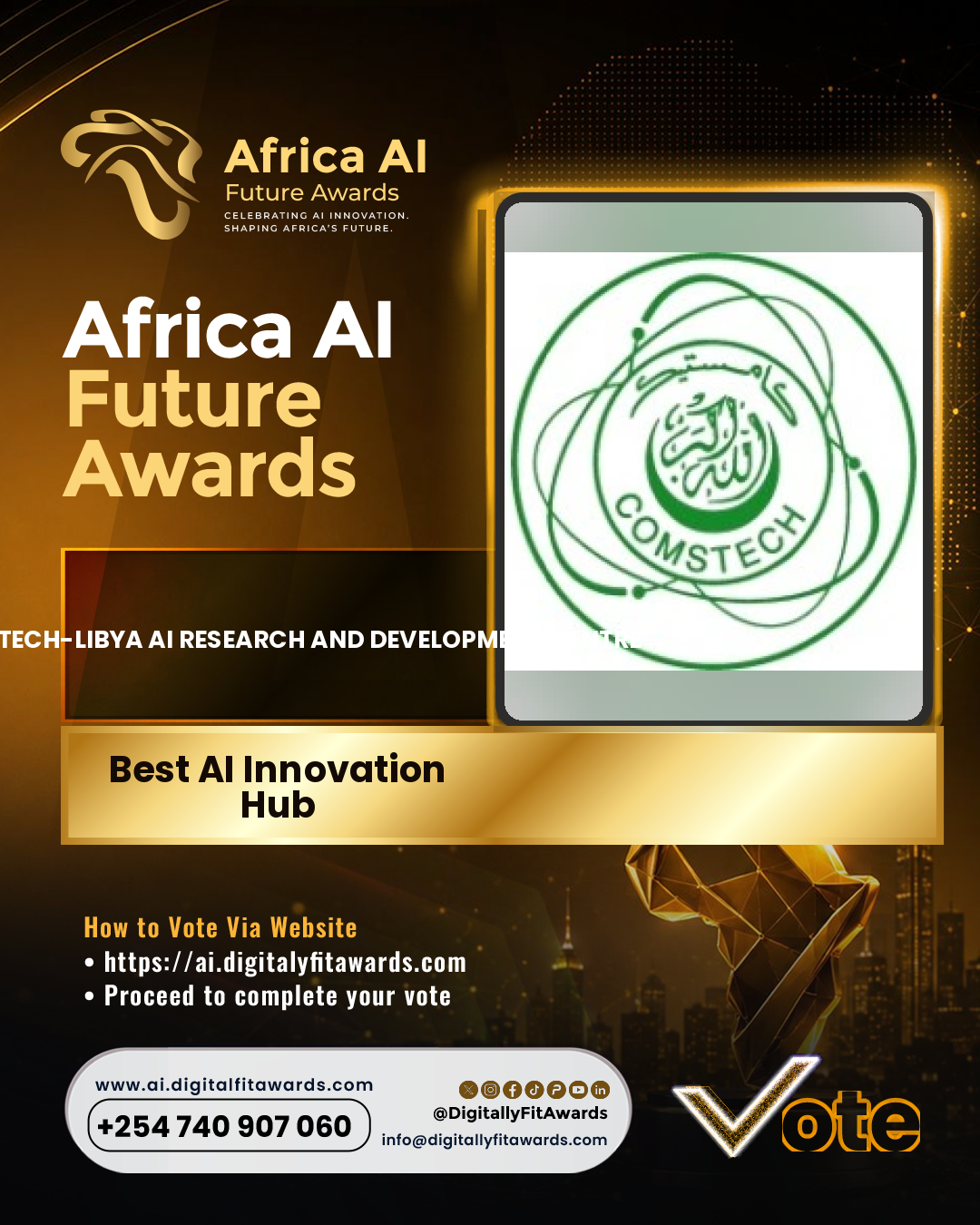 COMSTECH-Libya AI Research and Development Centre poster