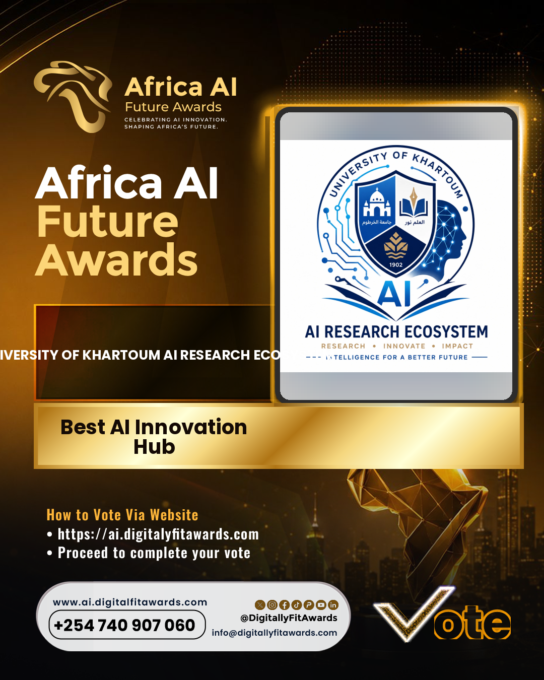 University of Khartoum AI Research Ecosystem poster