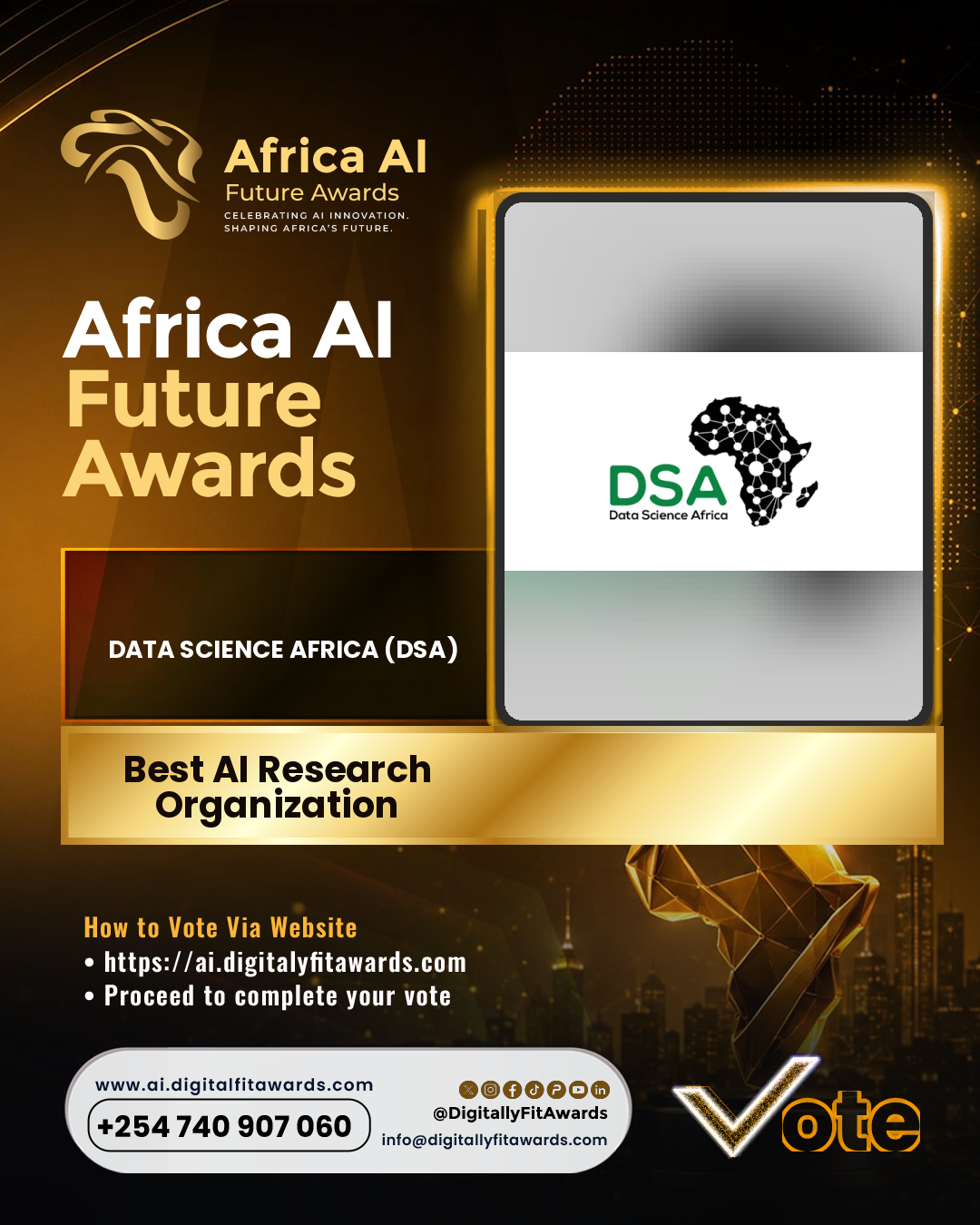 Data Science Africa (DSA) poster