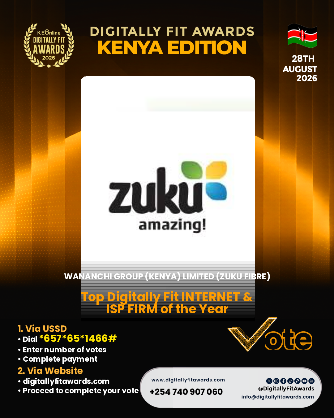 Wananchi Group (Kenya) Limited (Zuku Fibre) poster