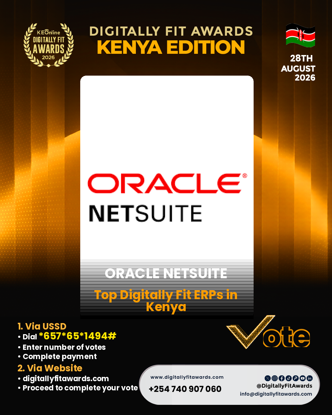 Oracle NetSuite poster