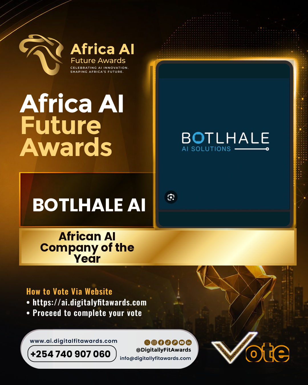 Botlhale AI poster