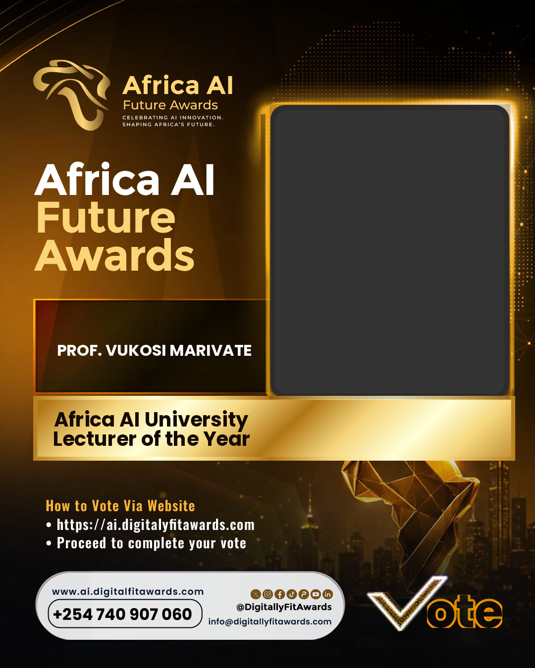 Prof. Vukosi Marivate poster
