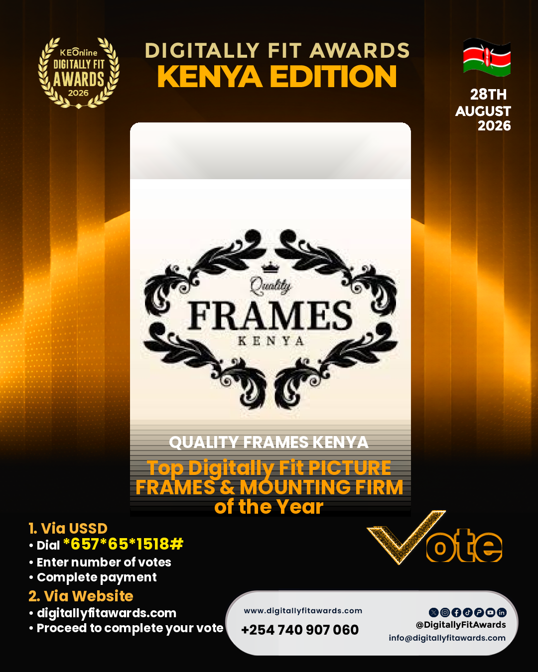 Quality Frames Kenya poster