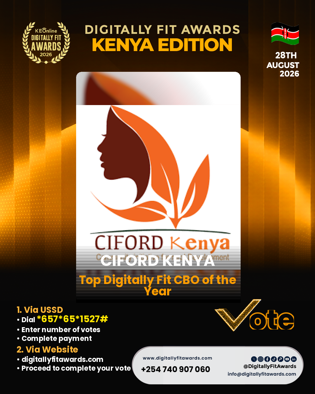 CIFORD Kenya poster