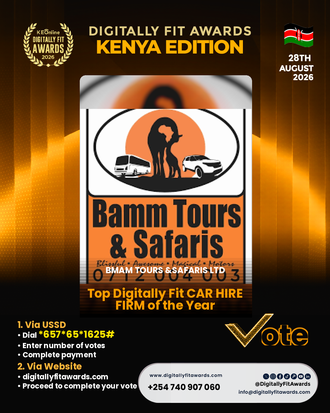 Bmam tours &safaris Ltd poster