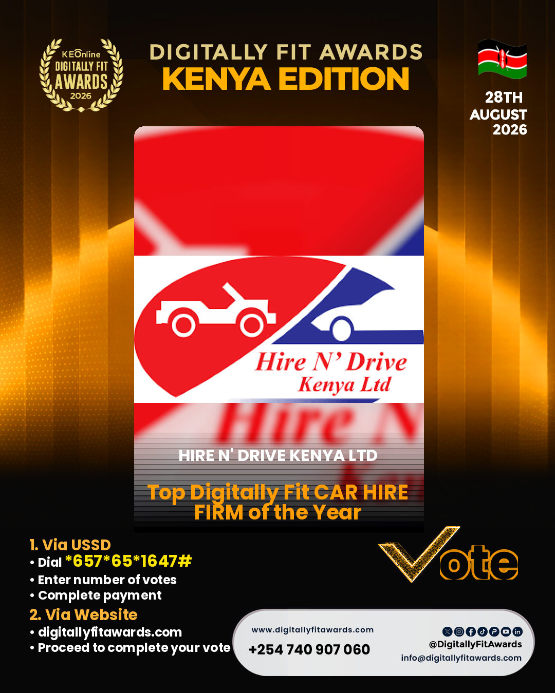 Hire N' Drive Kenya Ltd poster