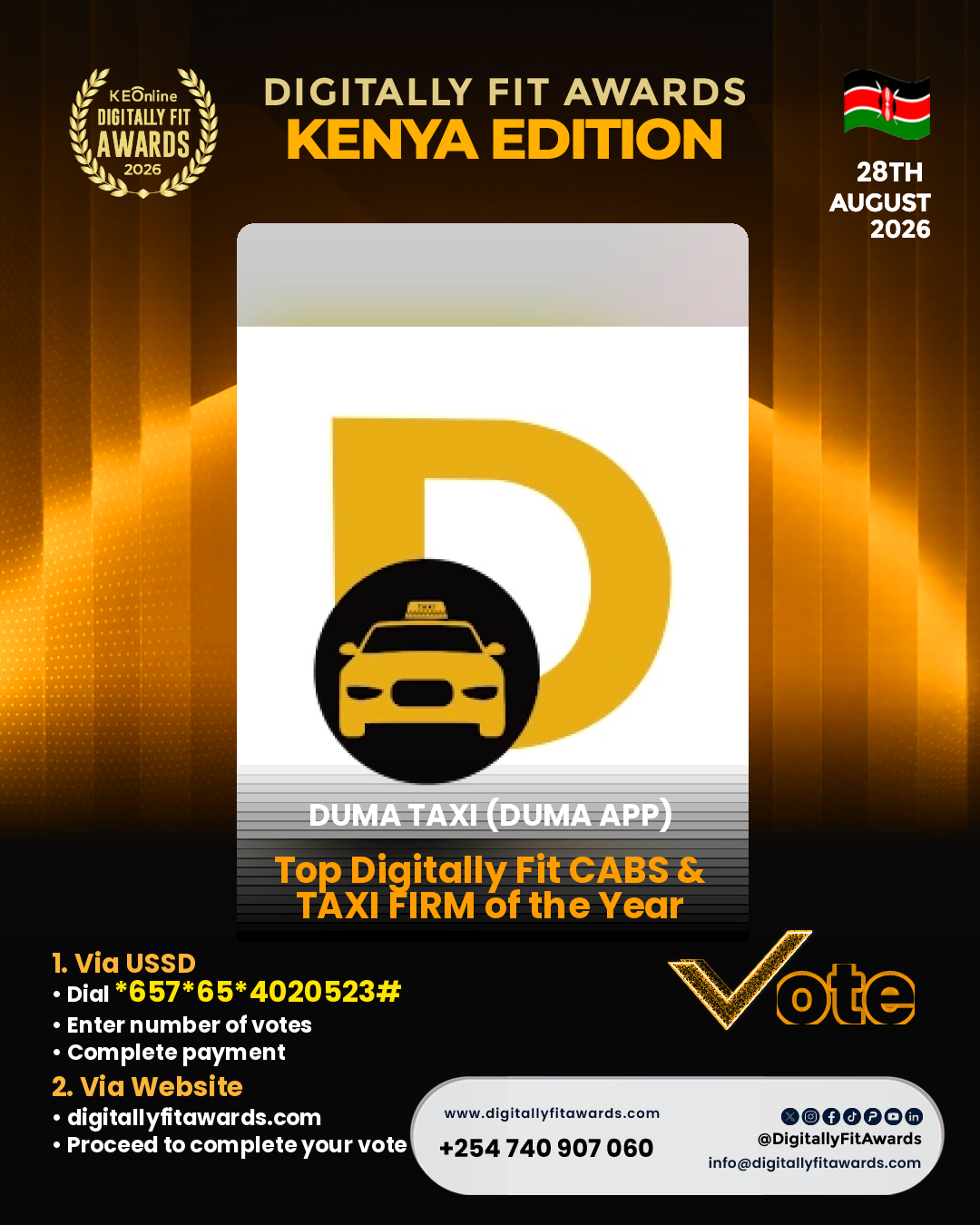 Duma Taxi (Duma App) poster