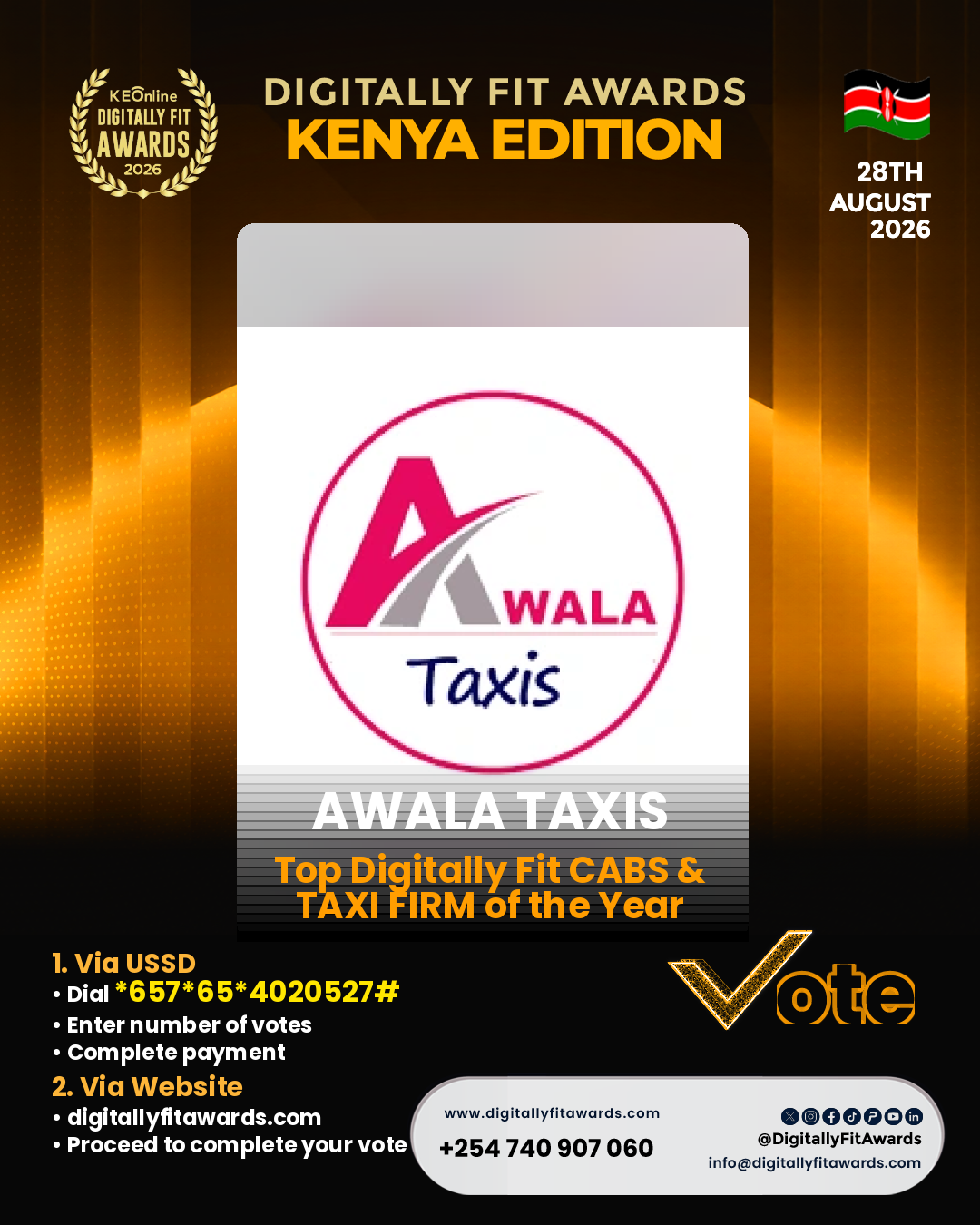 Awala Taxis poster
