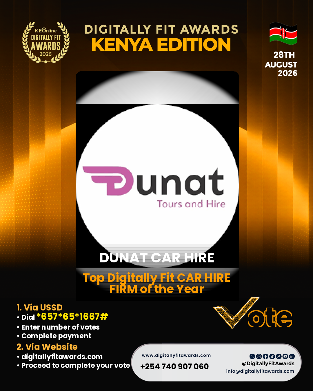Dunat car Hire poster