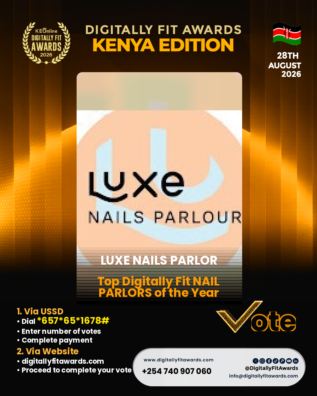 Luxe Nails Parlor poster