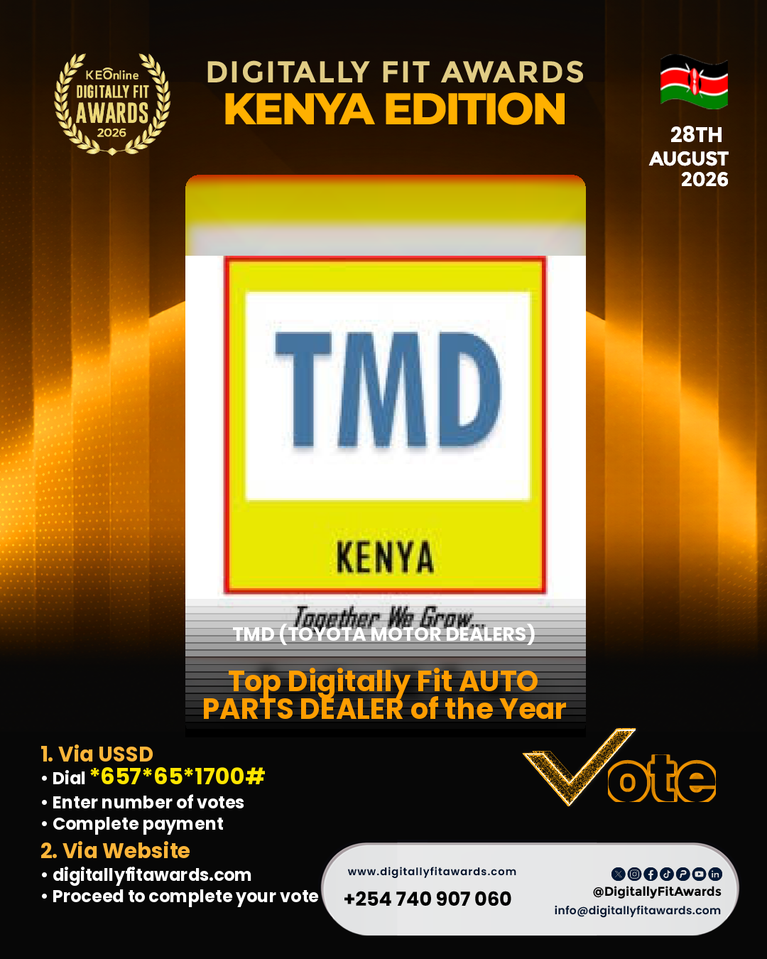 TMD (Toyota Motor Dealers) poster