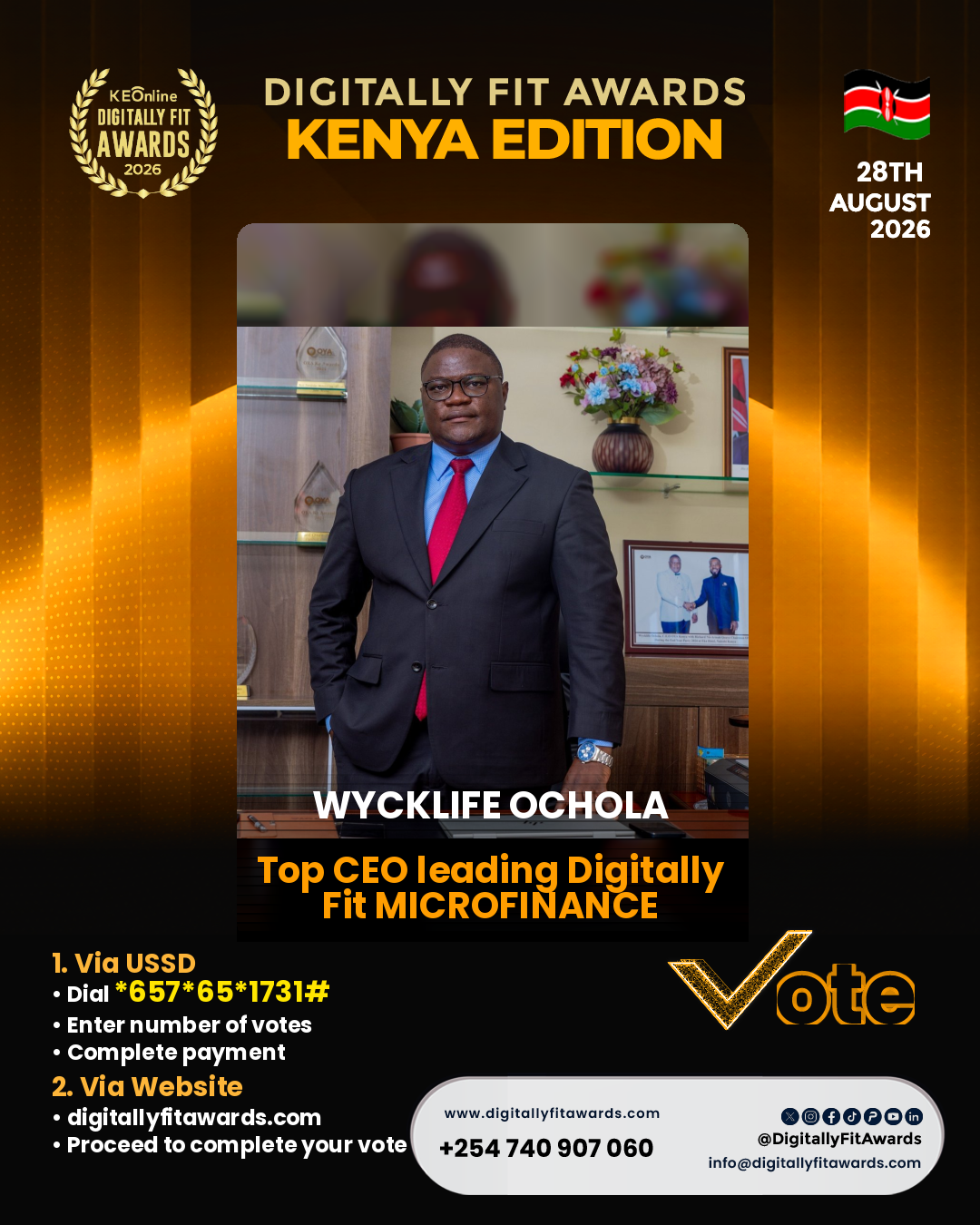 Wycklife Ochola poster