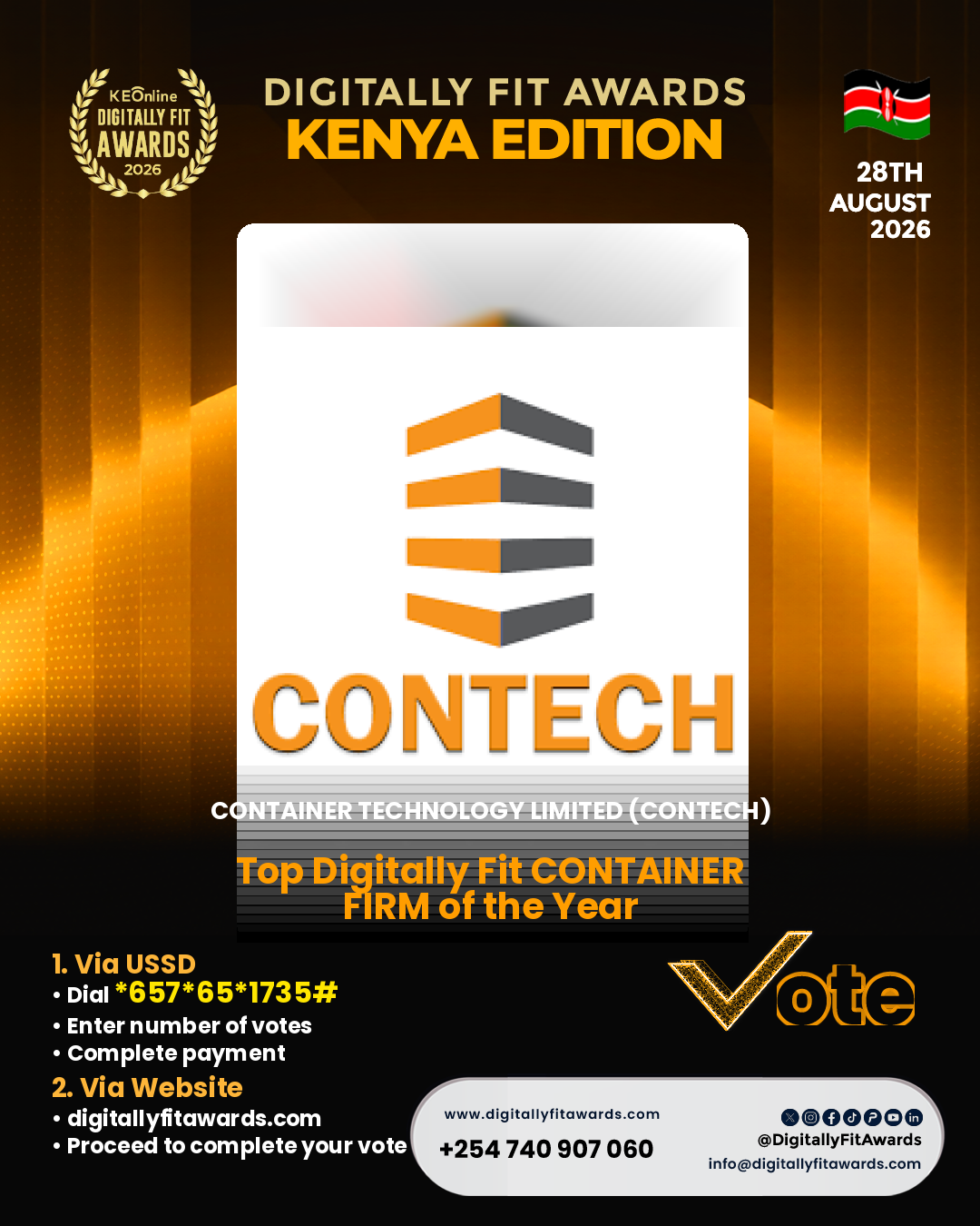 Container Technology Limited (Contech) poster