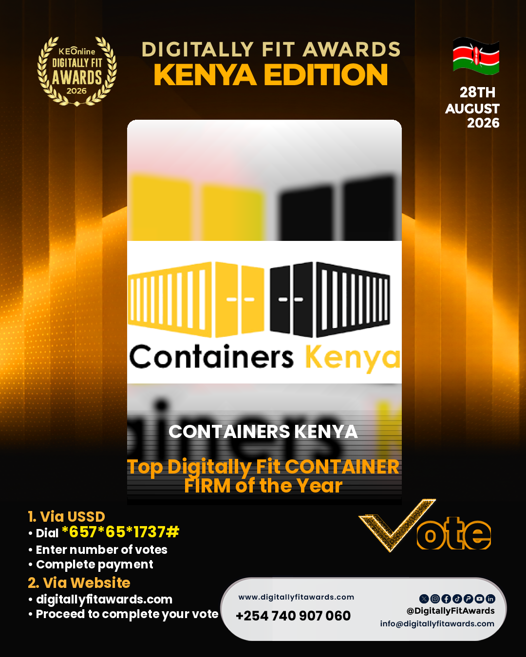 Containers Kenya poster