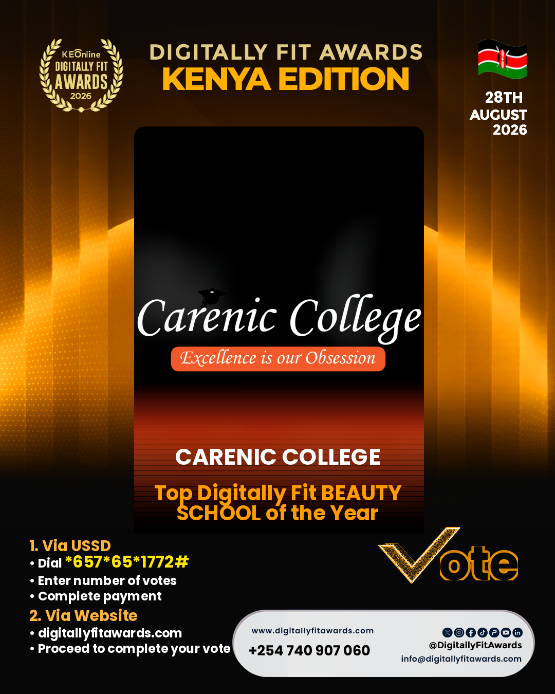 Carenic COLLEGE poster