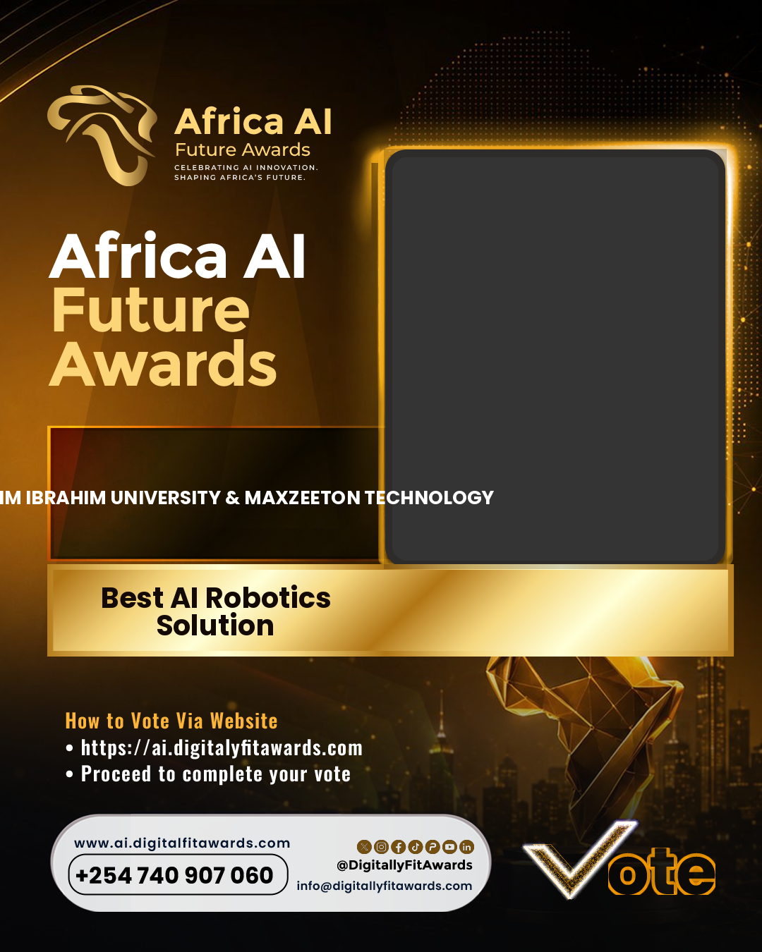 Kashim Ibrahim University & Maxzeeton Technology poster