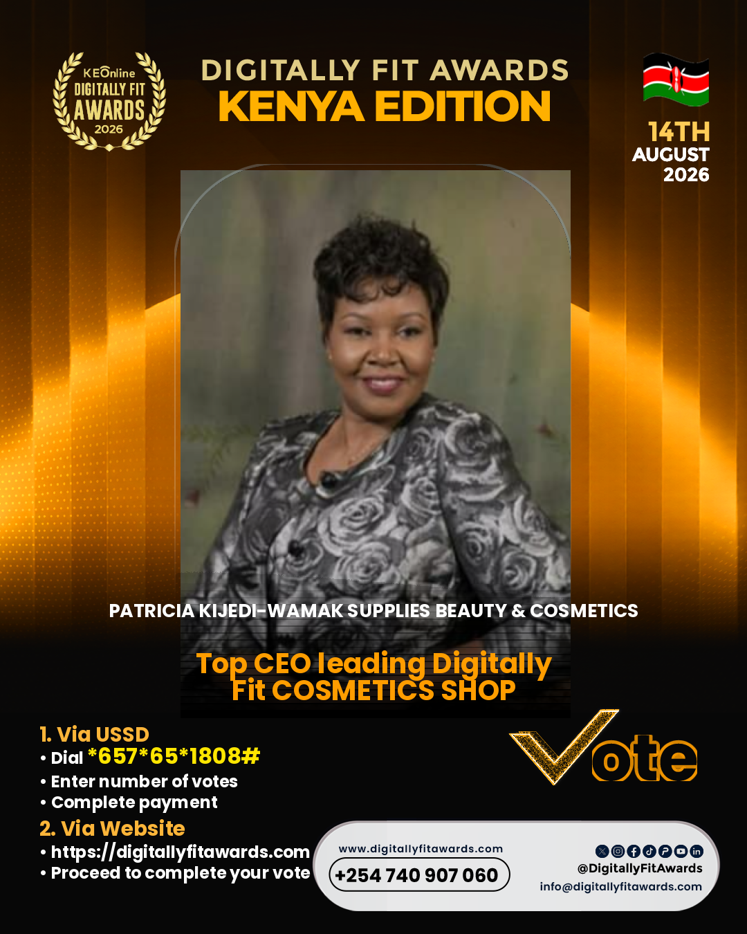 Patricia Kijedi-Wamak Supplies Beauty & Cosmetics poster