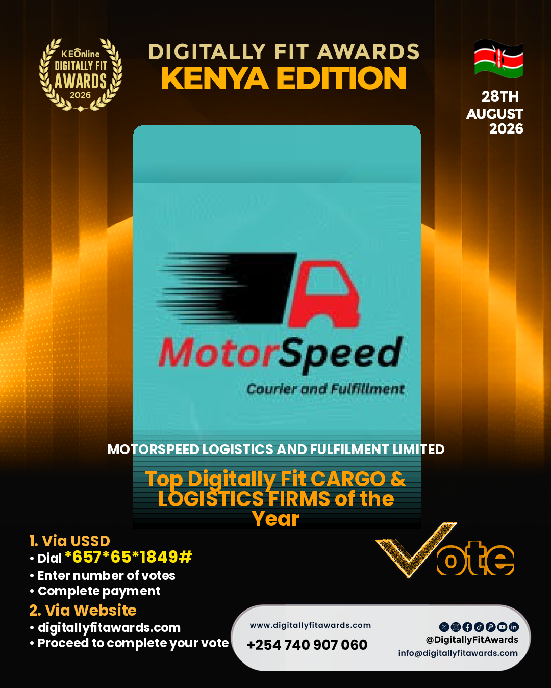 Motorspeed Logistics and Fulfilment Limited poster
