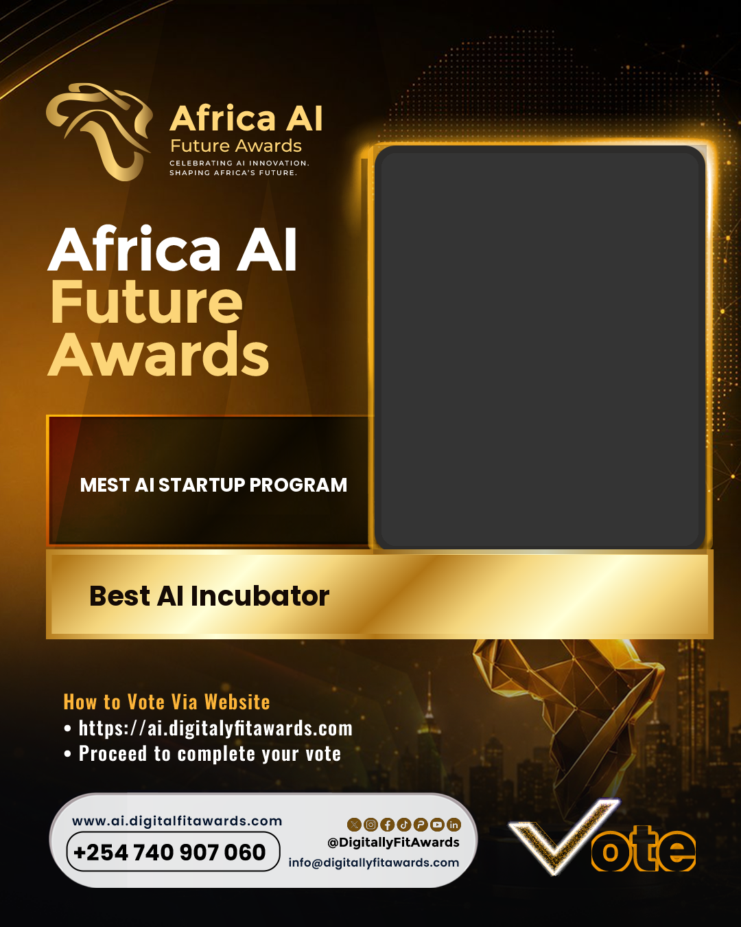 MEST AI Startup Program poster