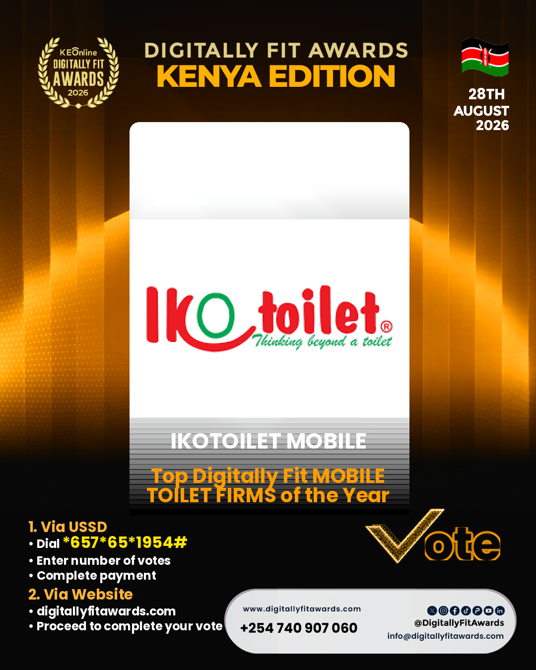 IkoToilet Mobile poster