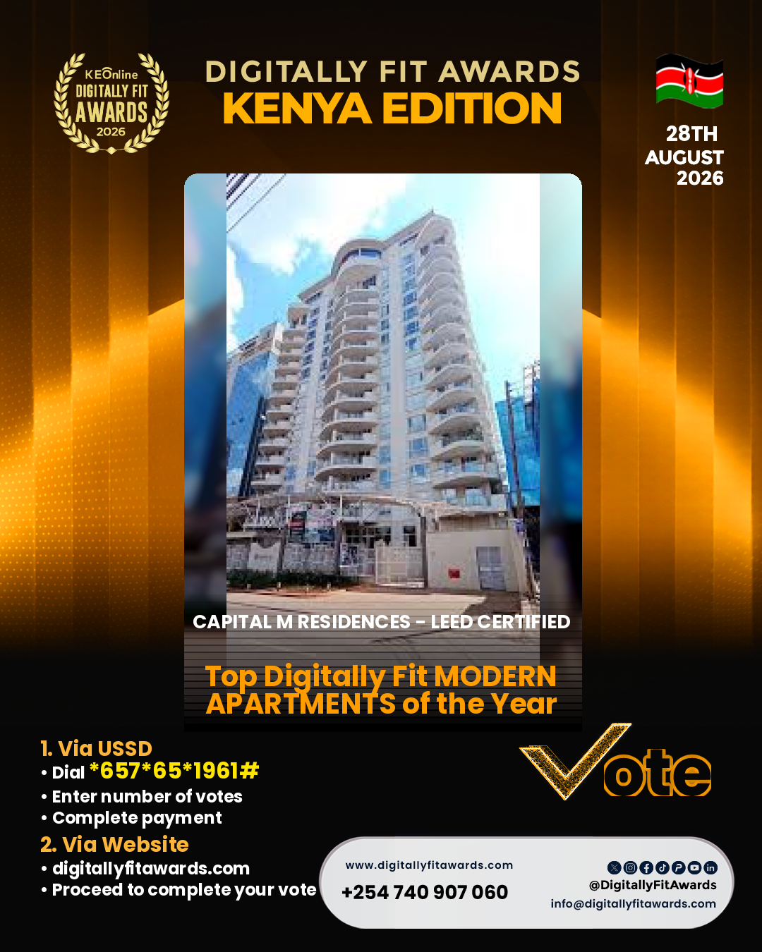 Capital M Residences - LEED Certified poster