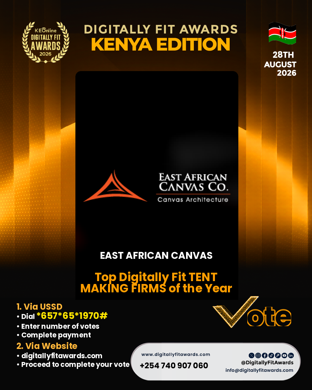 EAST AFRICAN CANVAS poster