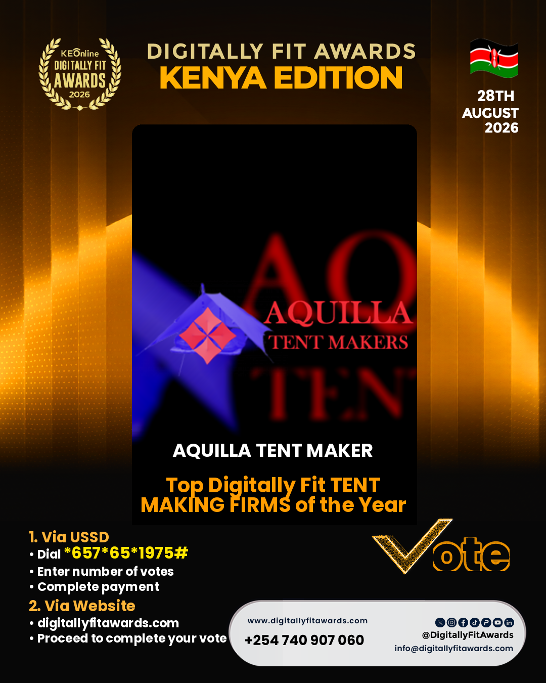 Aquilla Tent Maker poster