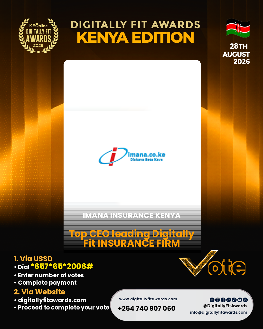 Imana insurance Kenya poster