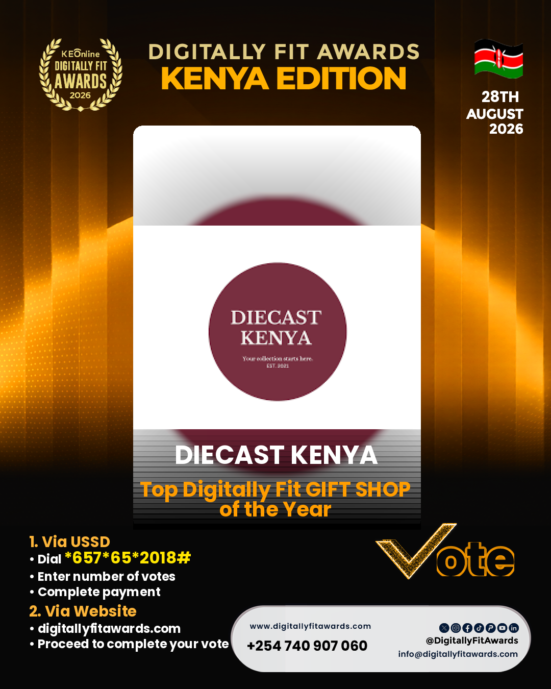 Diecast Kenya poster