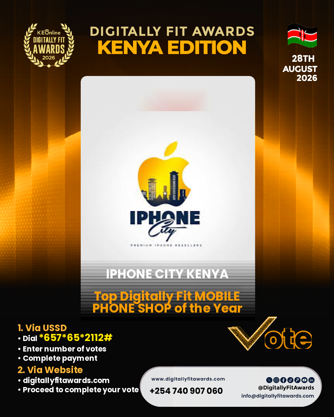 iPhone City Kenya poster
