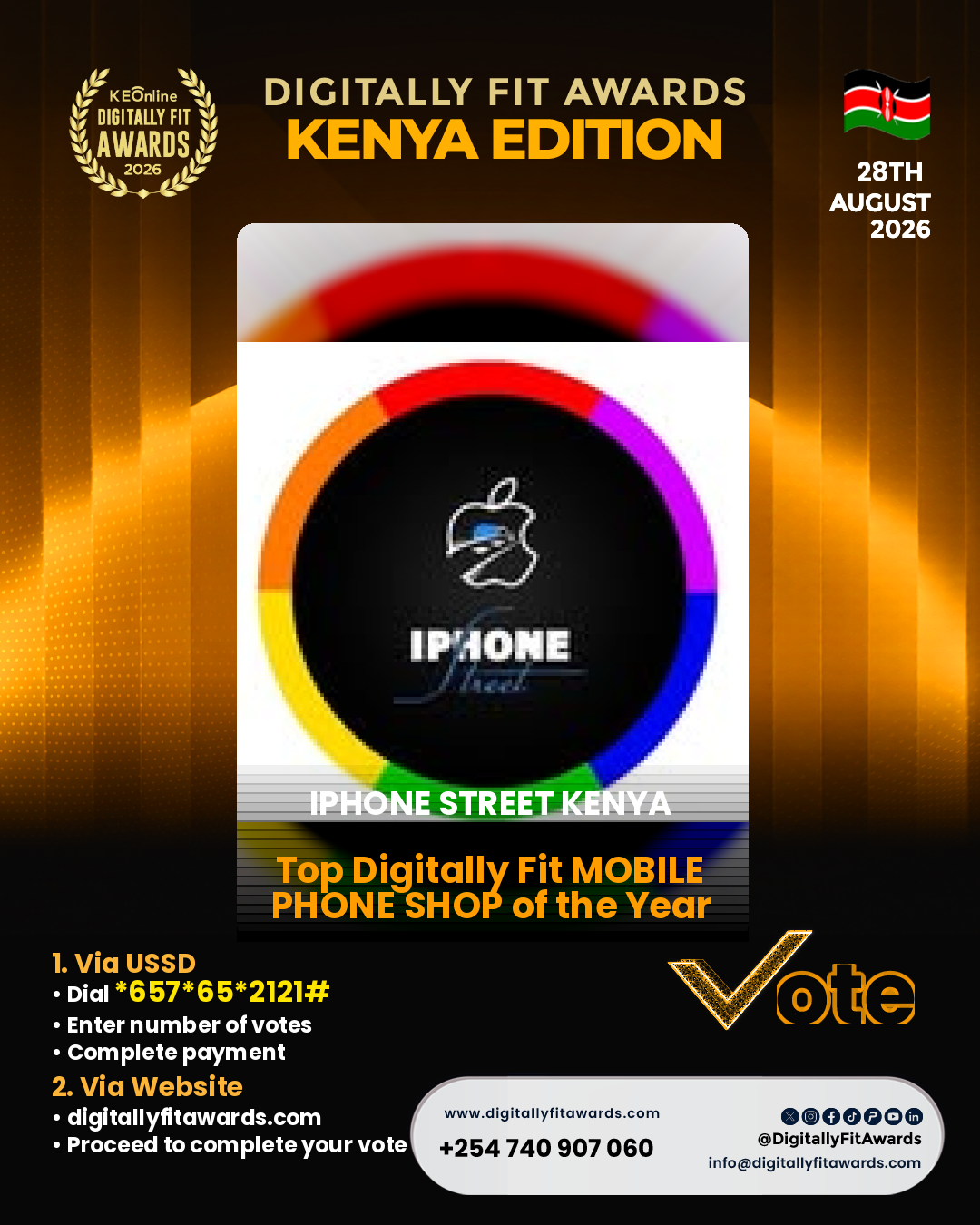 iPhone Street Kenya poster