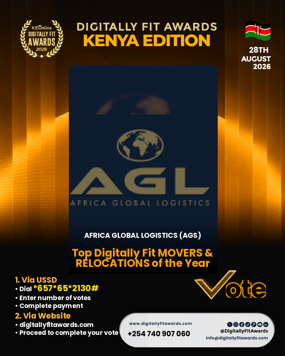 Africa Global Logistics (AGS) poster