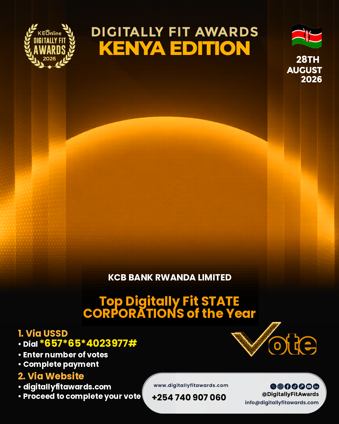 KCB Bank Rwanda Limited poster