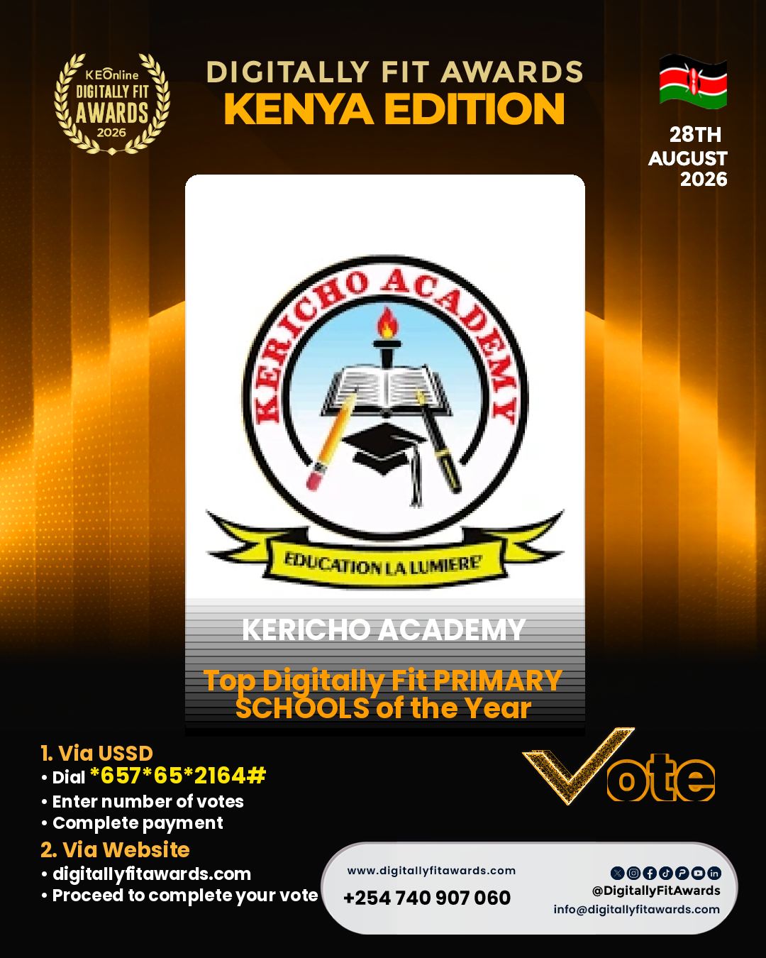 KERICHO ACADEMY poster