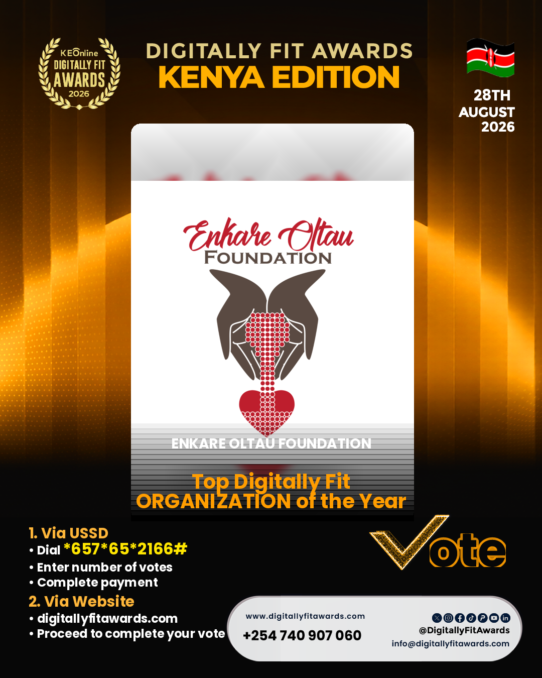 Enkare Oltau Foundation poster