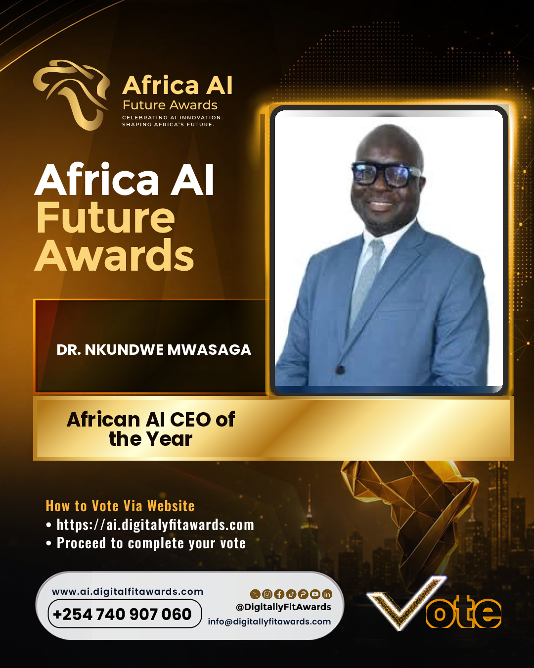 Dr. Nkundwe Mwasaga poster