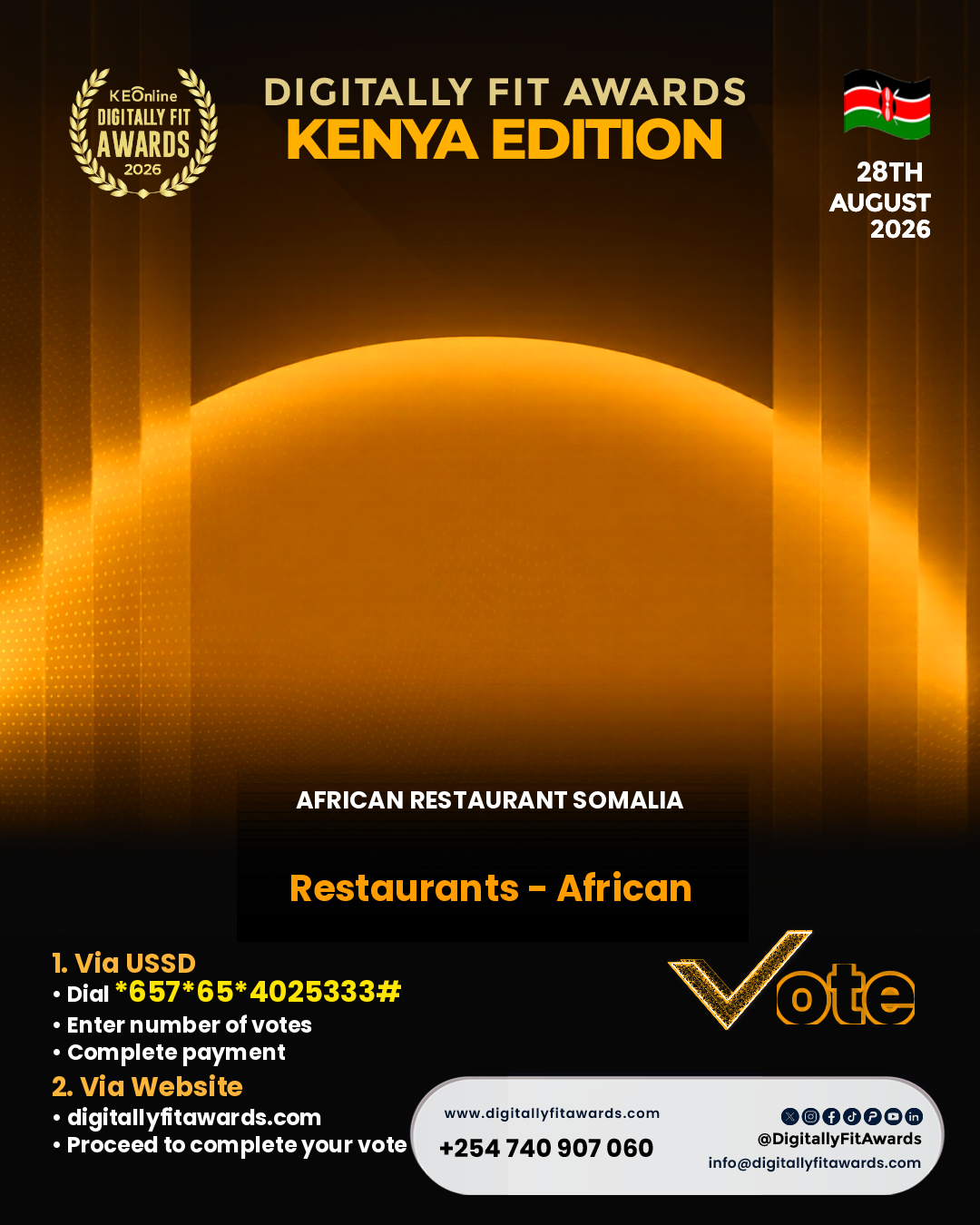 African Restaurant Somalia poster